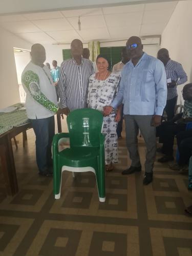 Côte d’Ivoire : Délégation Communale PDCI RDA de Toumodi / Guy Stéphane Allah-Kouadio membre du Bureau Politique  offre 50 chaises et appelle à redoubler de travail 